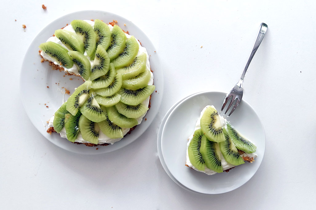 Kiwi-Quark Kuchen mit Zespri – Julie Feels Good