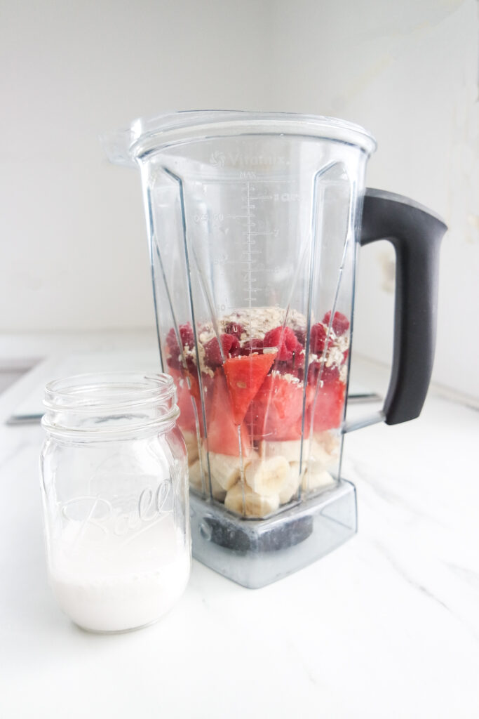 Sommer Wassermelonen smoothie rezept gesund