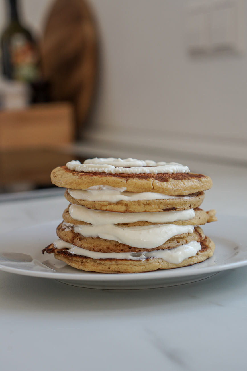 zimtschnecken cinnamon rolls pancakes gesund rezept