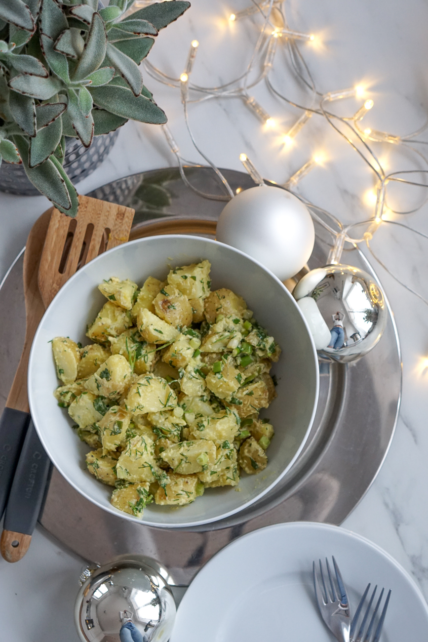 Kartoffelsalat für das Weihnachtsfest – Julie Feels Good