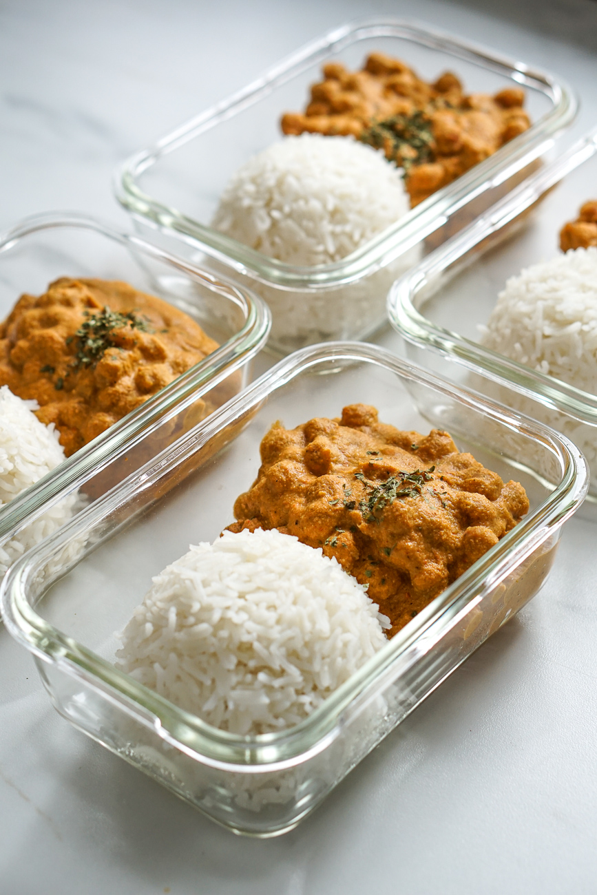 Kichererbsen Masala gesund Rezept einfach