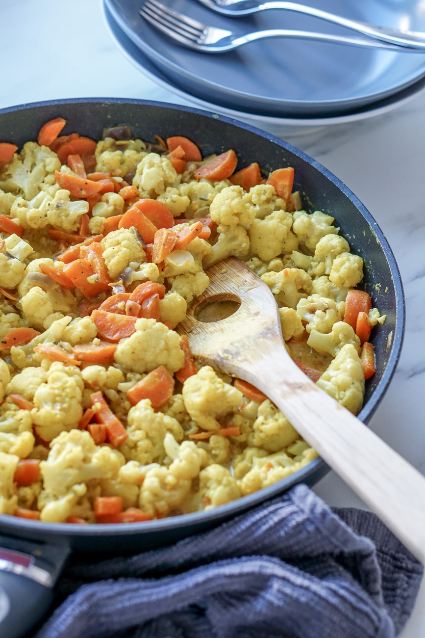 Möhren Lauch Blumenkohl Curry