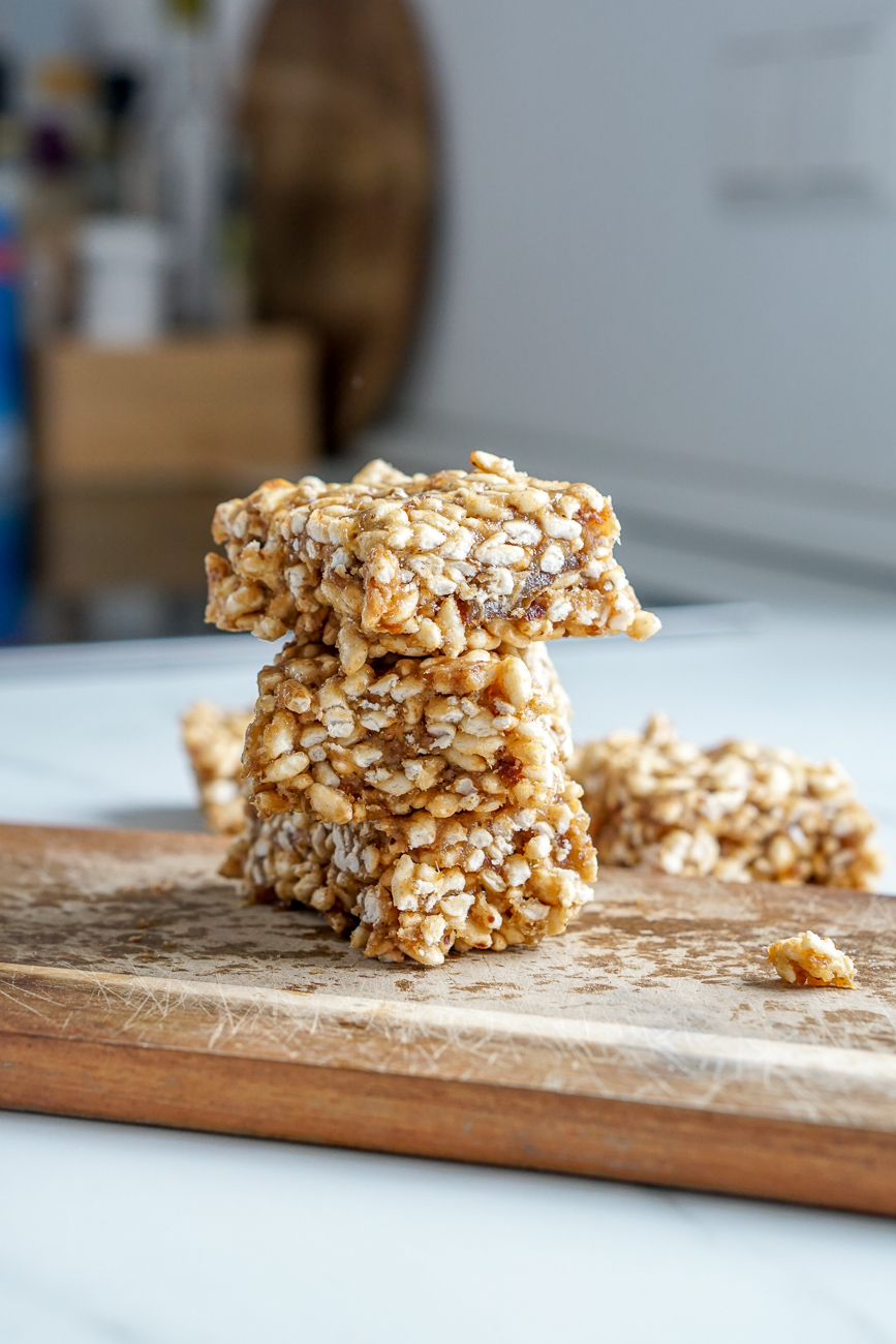 clean eating gesunde snacks Rice Krispie treats