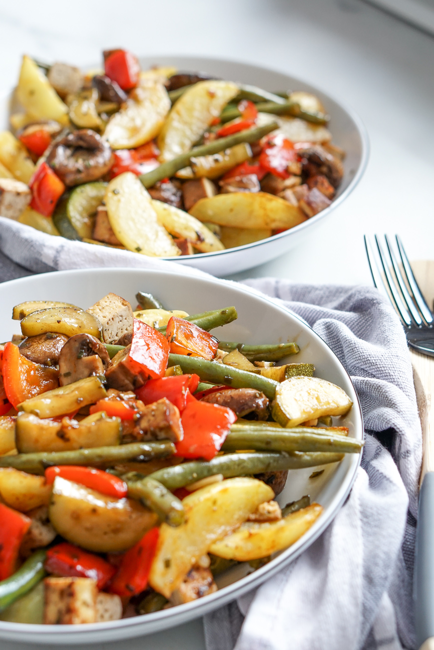 italienische Gemüsepfanne rezept gesund clean Eating