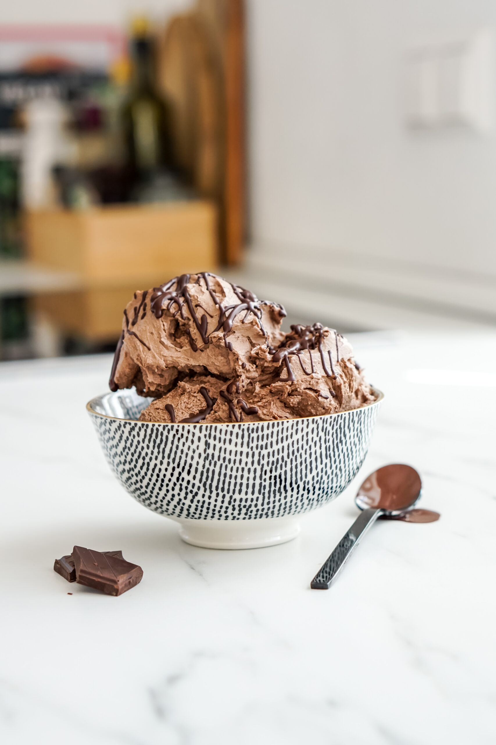 veganer Schokoladeneis clean eating