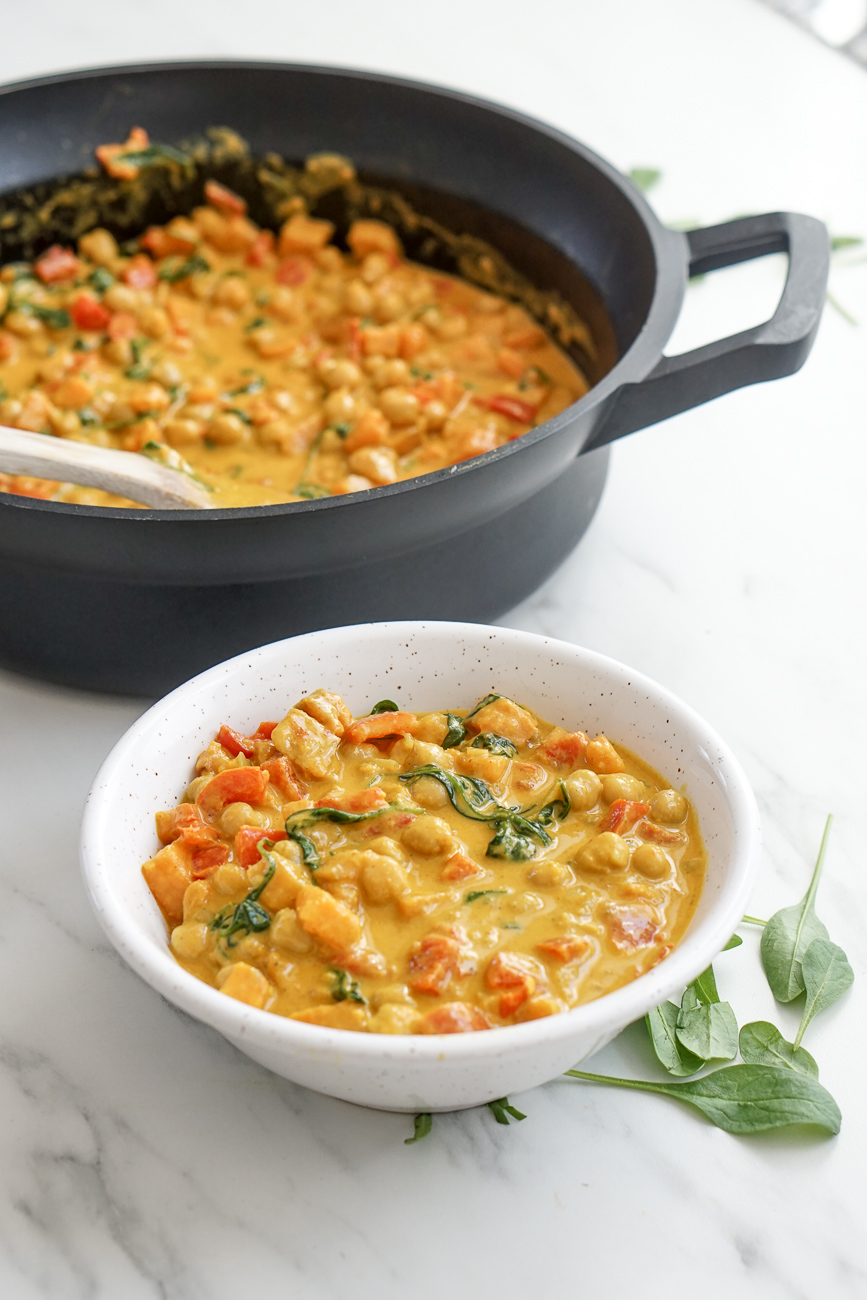 Süßkartoffel curry vegan vegetarisch gesund rezept