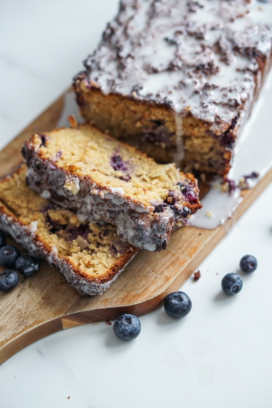 Blueberry Zitronen Kokos Kuchen