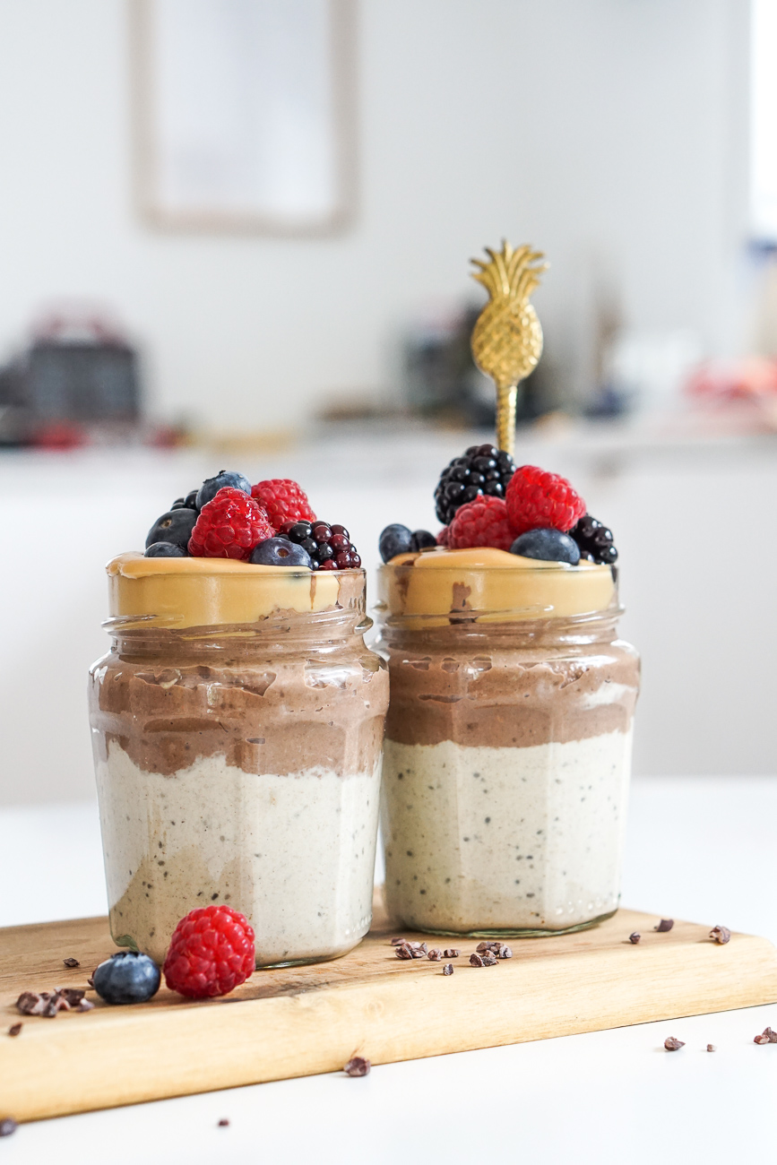 clean eating gesundes Frühstück Oatmeal Haferflocken rezept