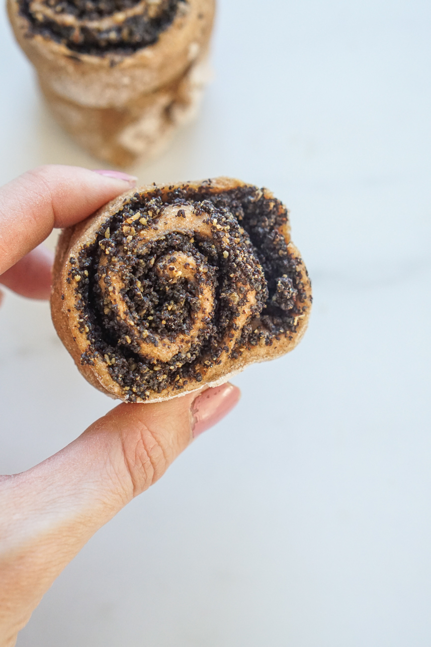 clean eating mohnschnecken vollkorn ohne raffinierten zucker gesund